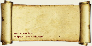 Anđela Bjelić vizit kartica